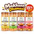 Makhana Dhamaal Combo – 4 Flavours of Roasted Makhana
