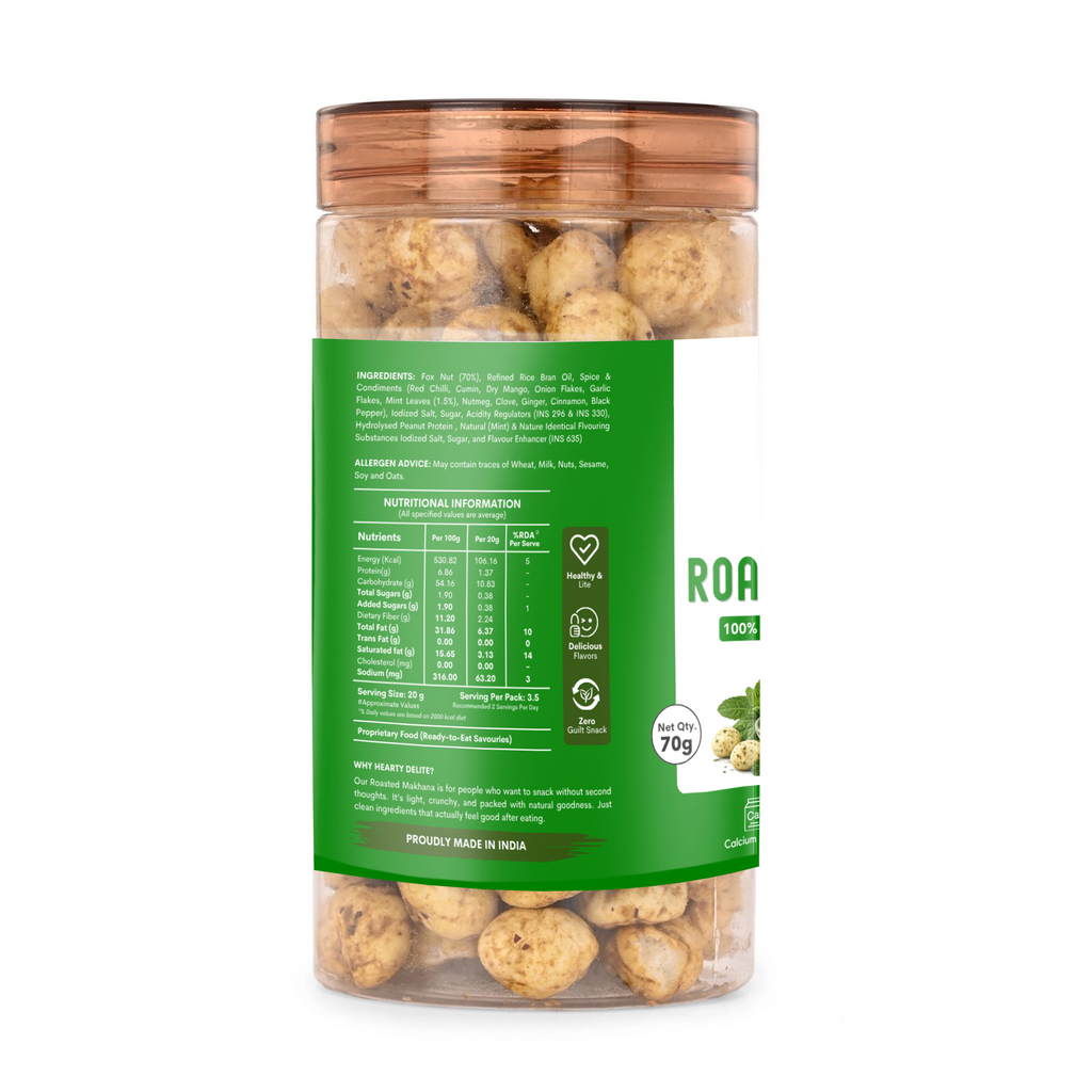 Green Mint Roasted Makhana