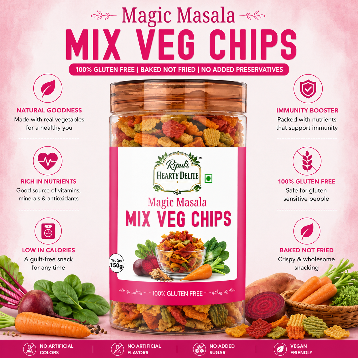 Magic Masala Mix Veg Chips