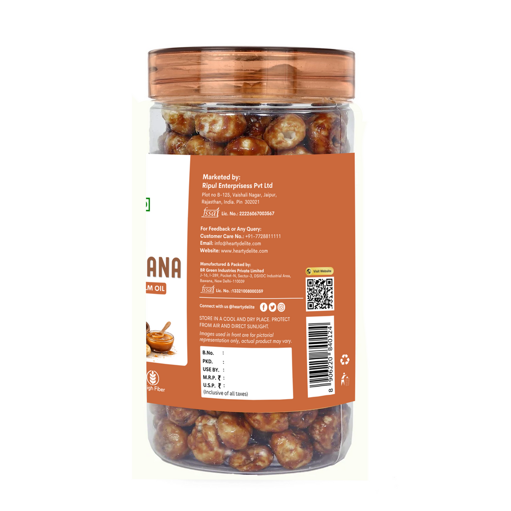 Rich Caramel Roasted  Makhana