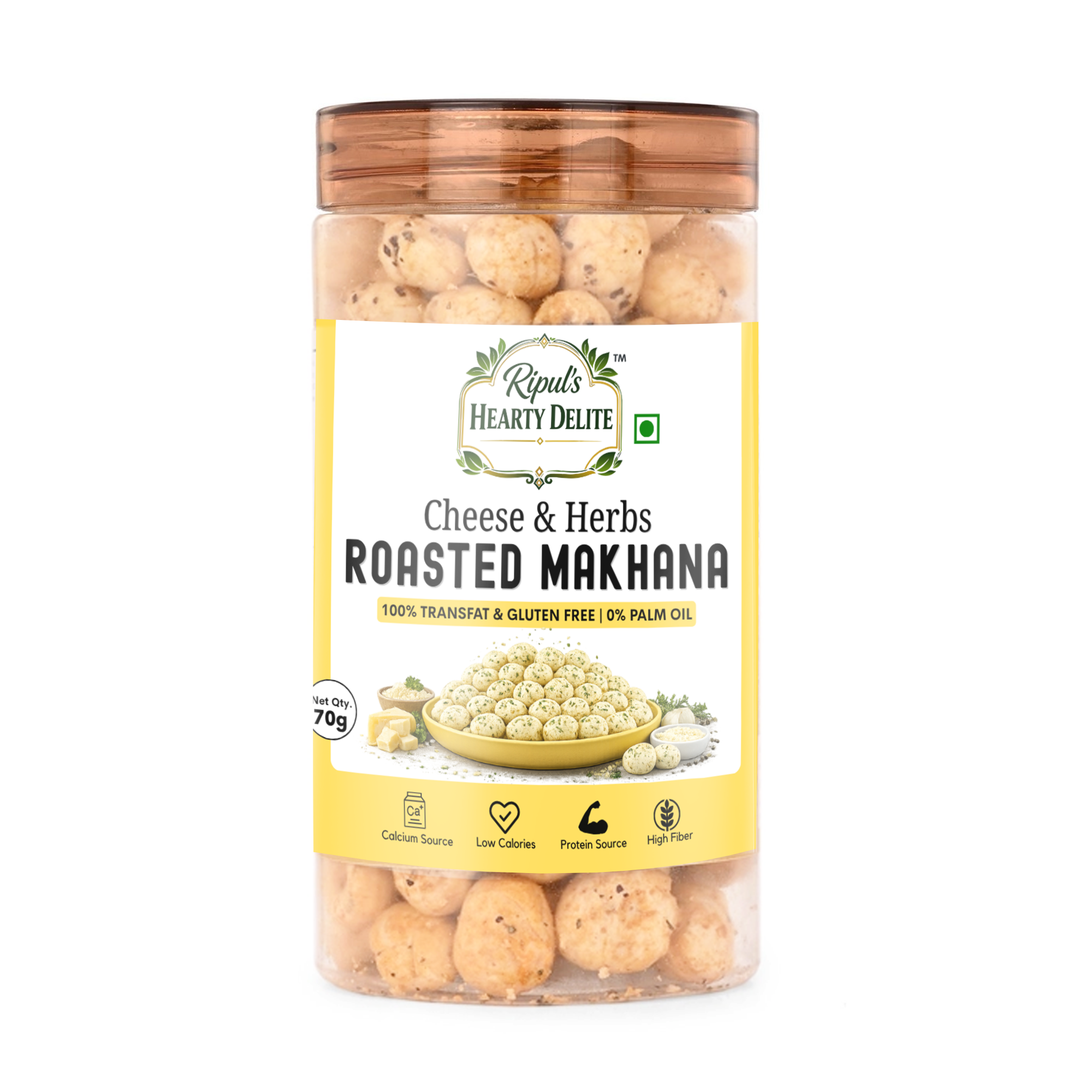 Cheese & Herbs Roasted Makhana