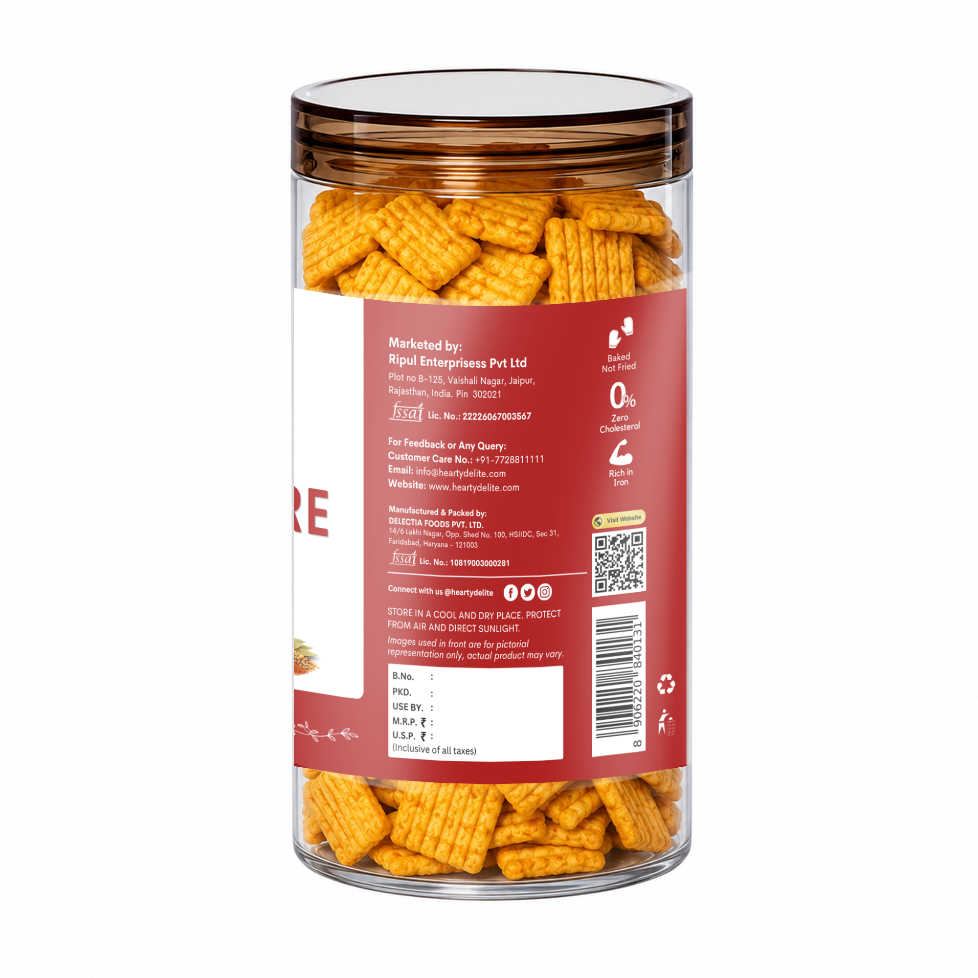 Chatpata Masala Corn Square Chips