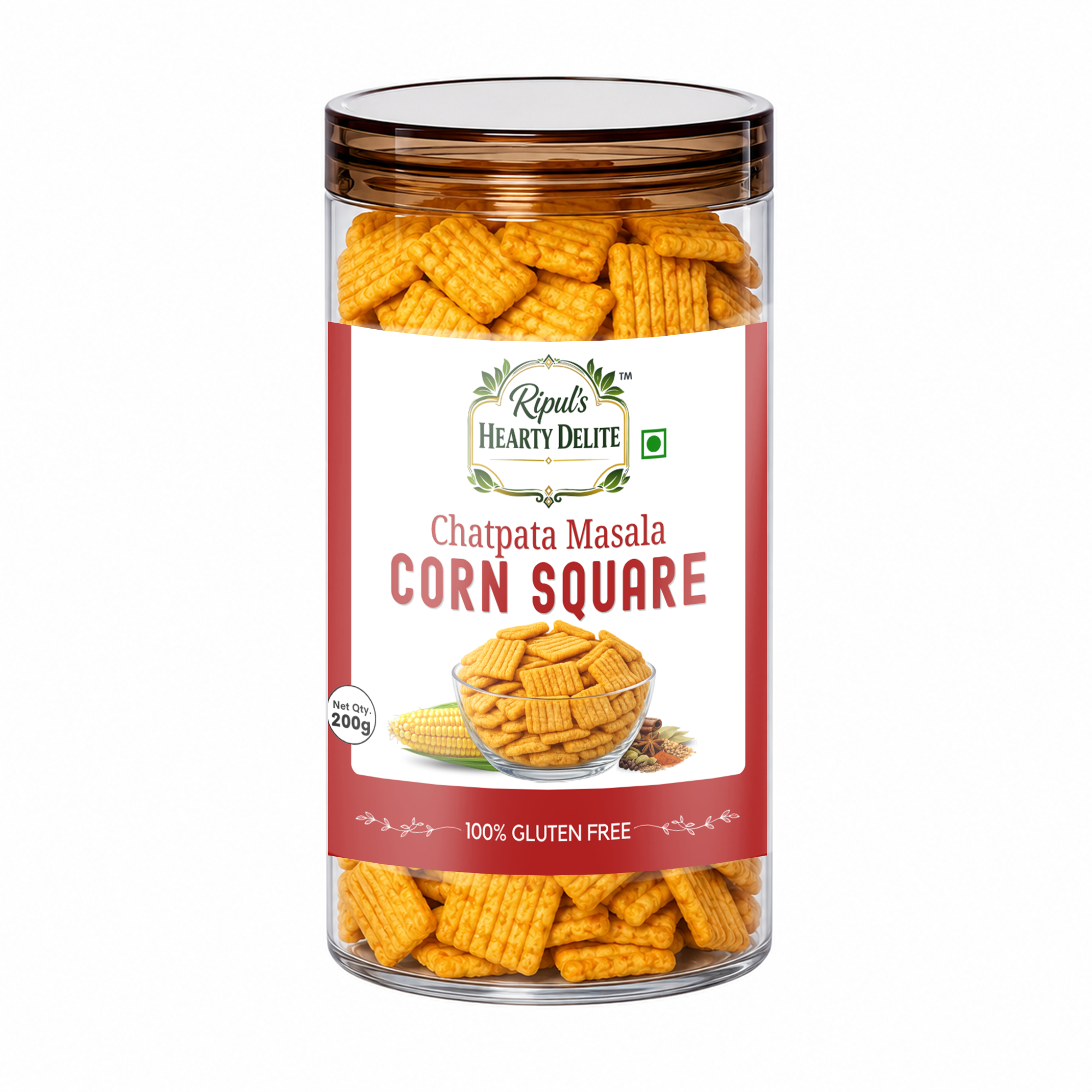 Chatpata Masala Corn Square Chips